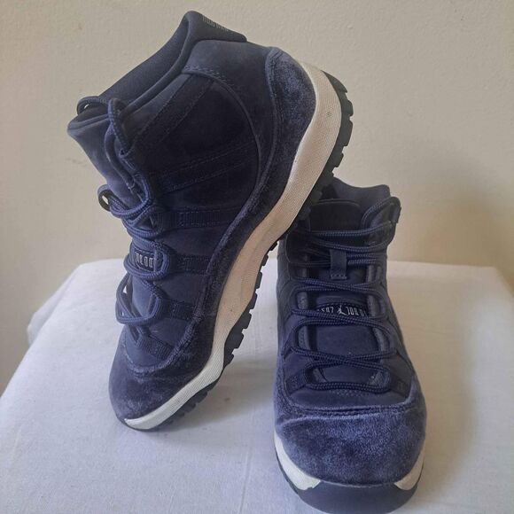 Nike Air Jordan 11 Retro Midnight Navy Velvet Preschool DO3857-441 US Size 3Y - Picture 5 of 7